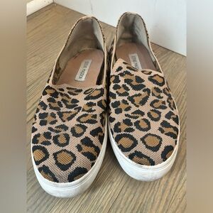 Steve Madden Emmi leopard print platform slip-on sneakers women’s 7.5